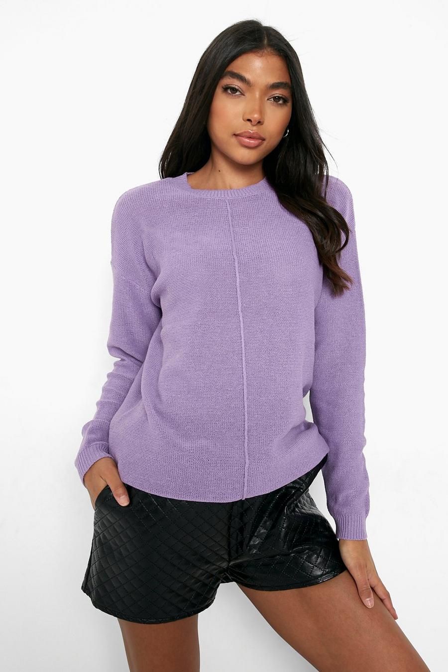 Lilac Tall - Oversize stickad tröja  image number 1