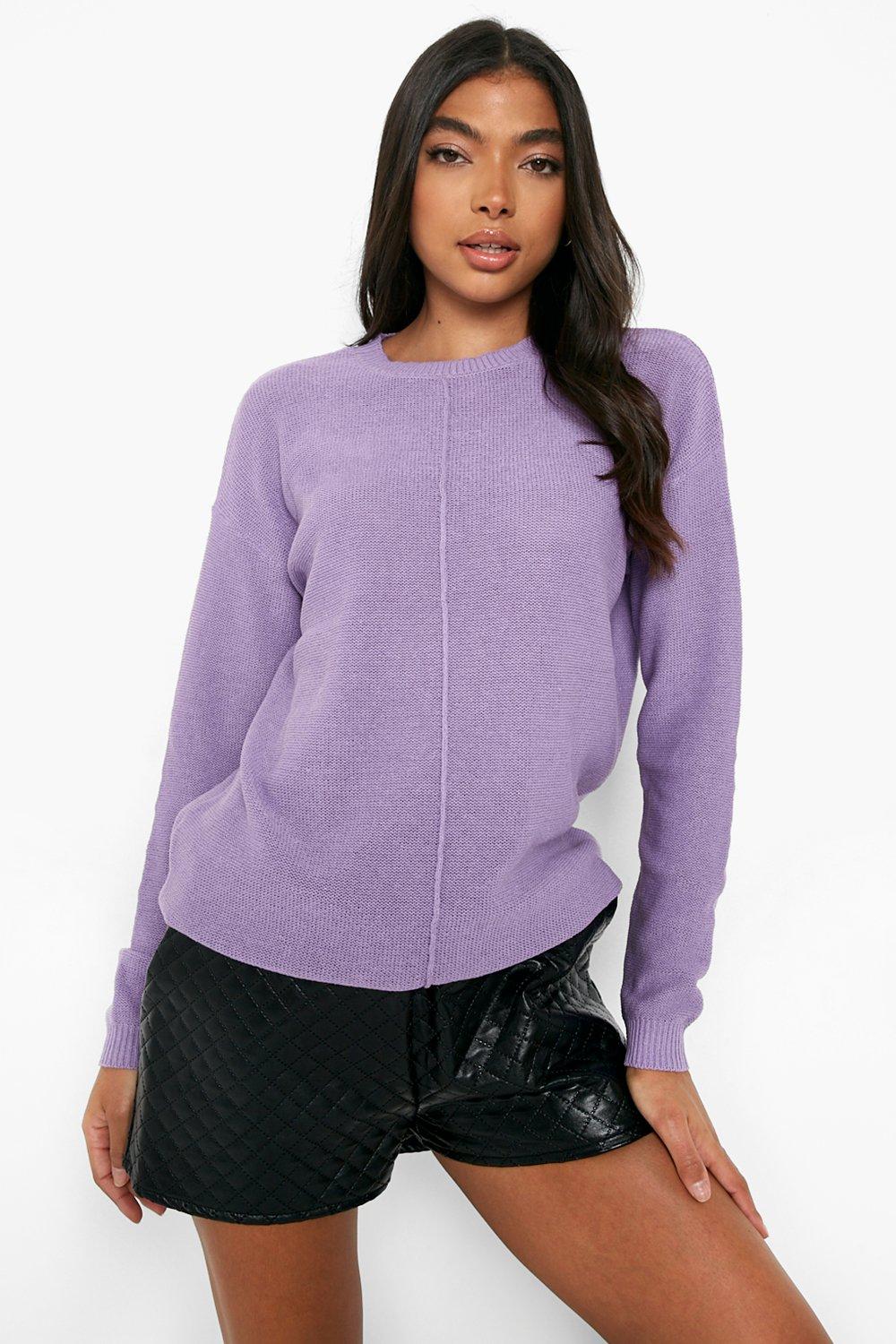 boohoo purple jumper