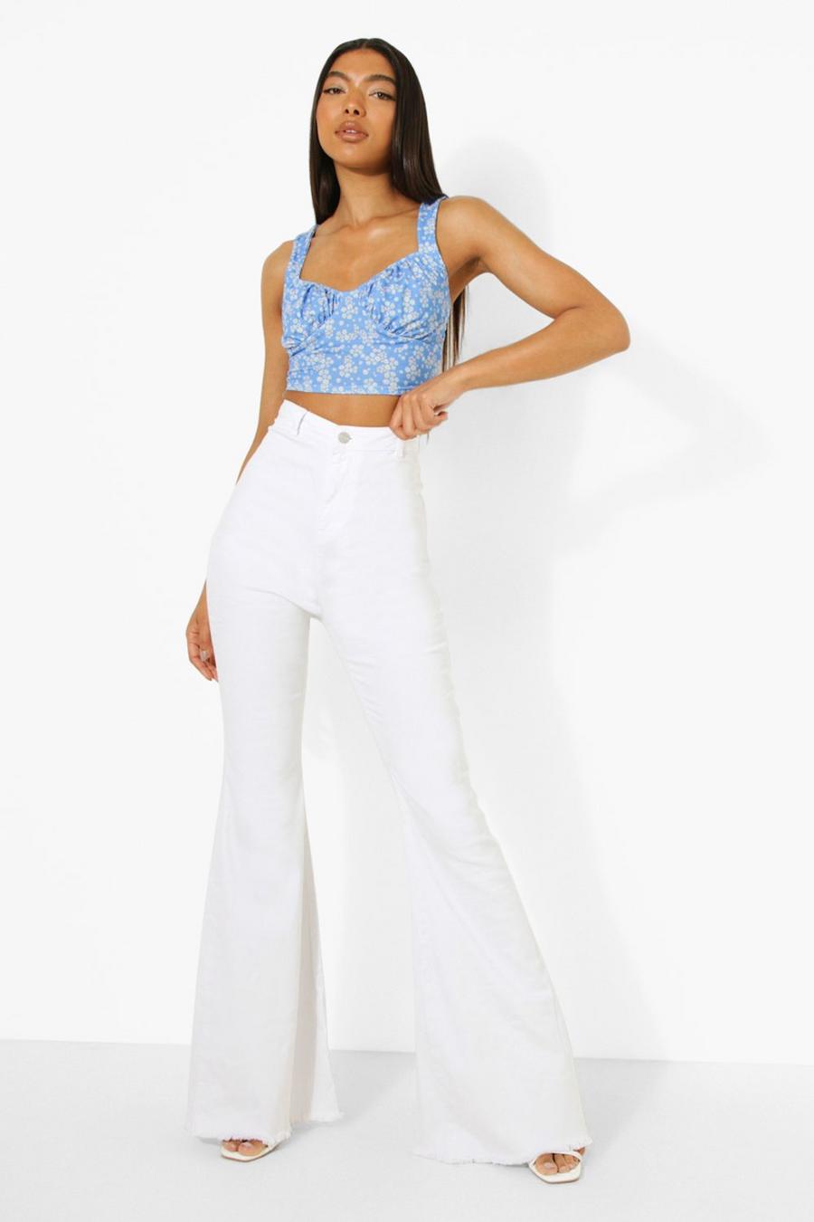 Tall - Jean flare stretch, White image number 1