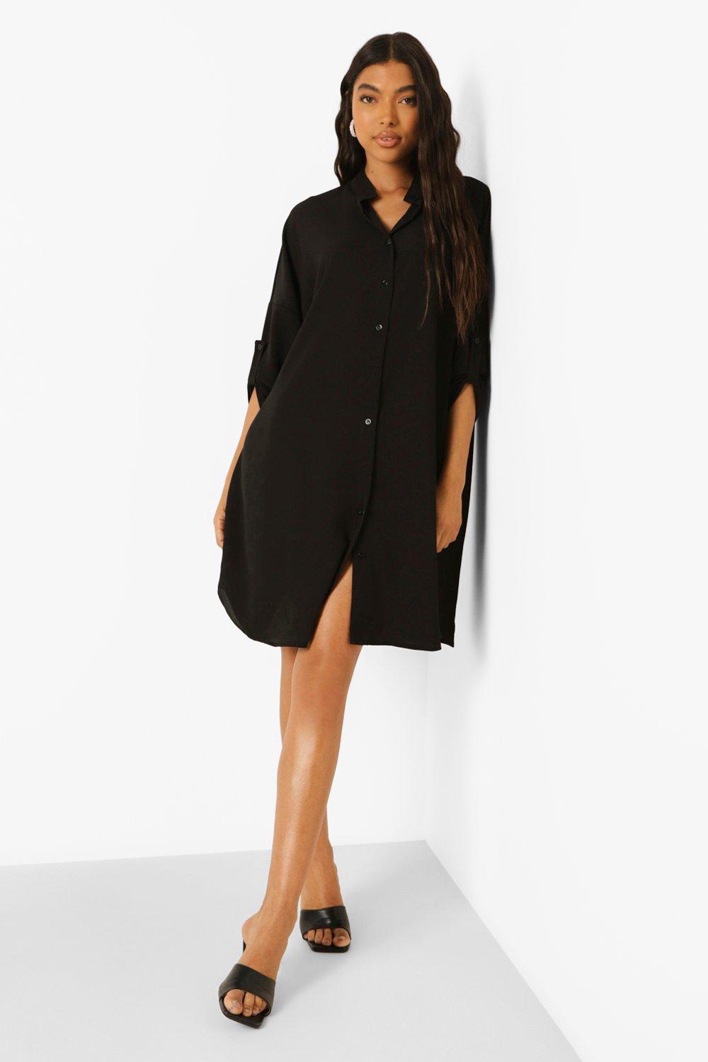 Longline shirt dress hot sale womens