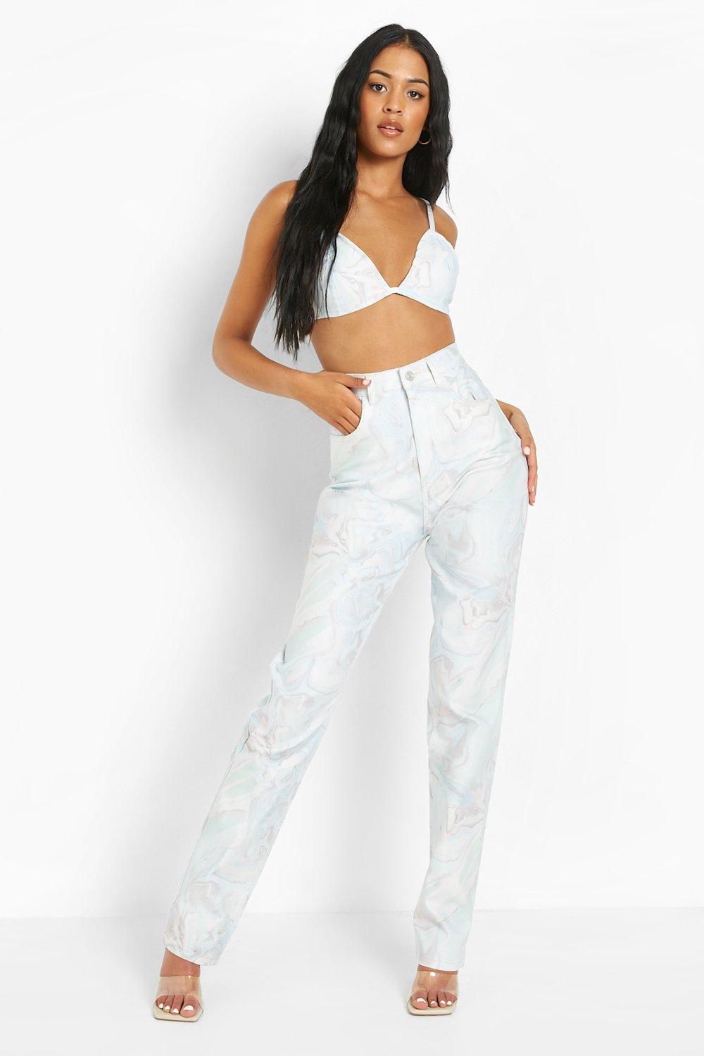 jeans pant top set