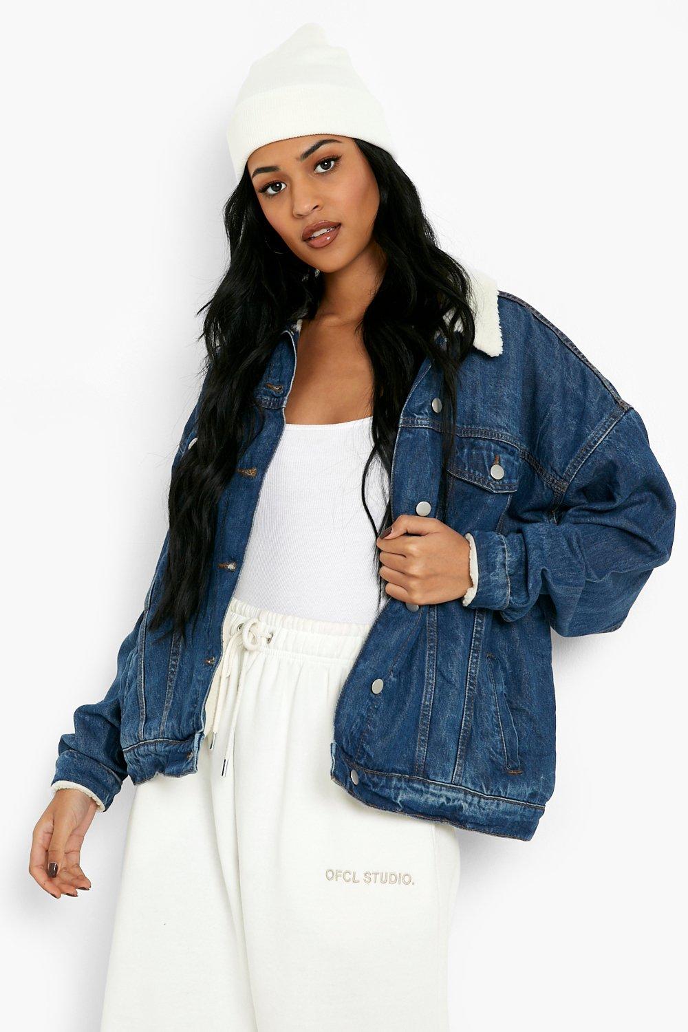 Jeansjackor  Oversize Jeansjackor Dam  boohoo SE