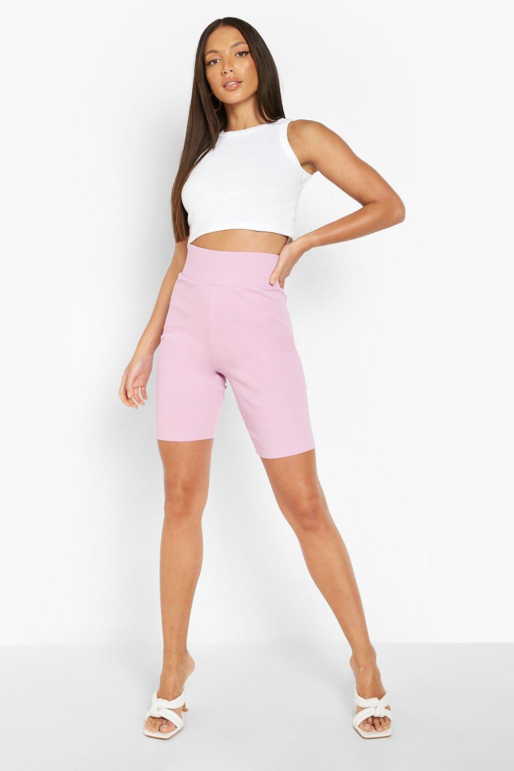 Pink cycling hot sale shorts