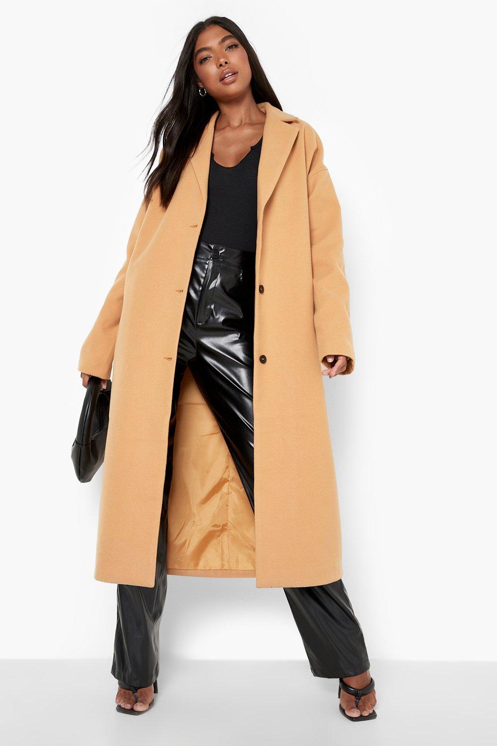 Boohoo shop tall coat