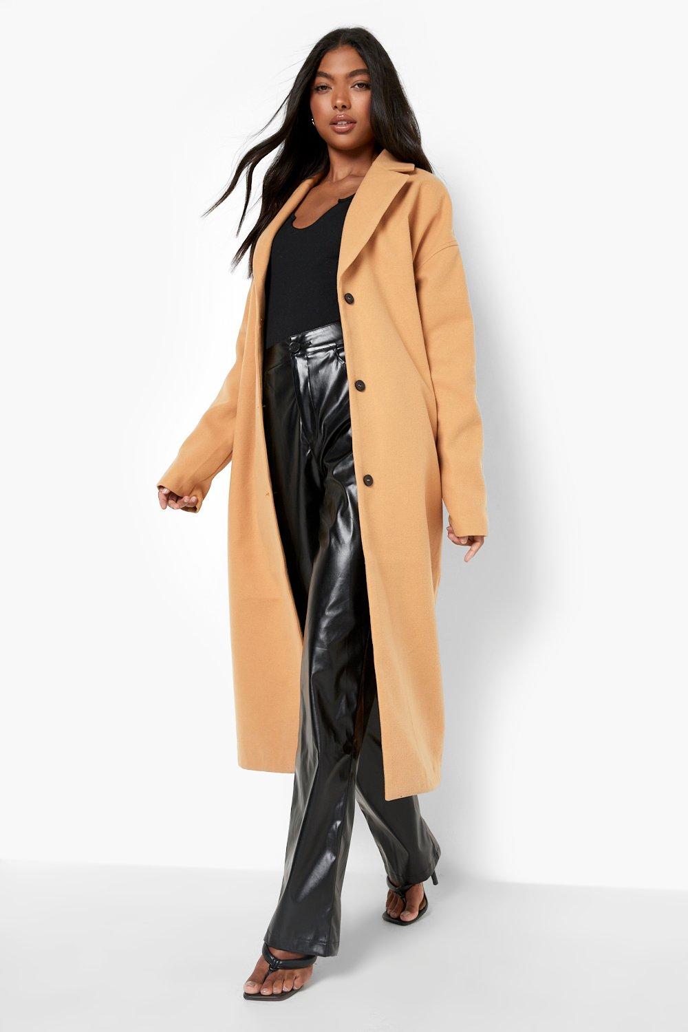 Boohoo shop oversized coat