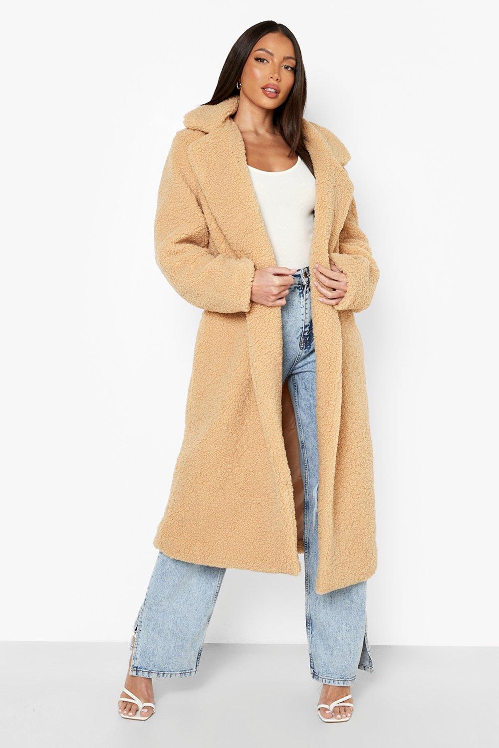 Tall store teddy coat