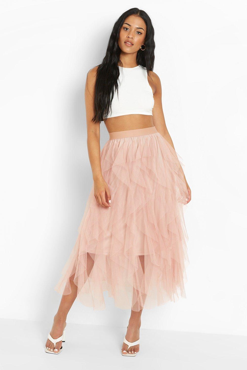 Layered 2025 skirt boohoo