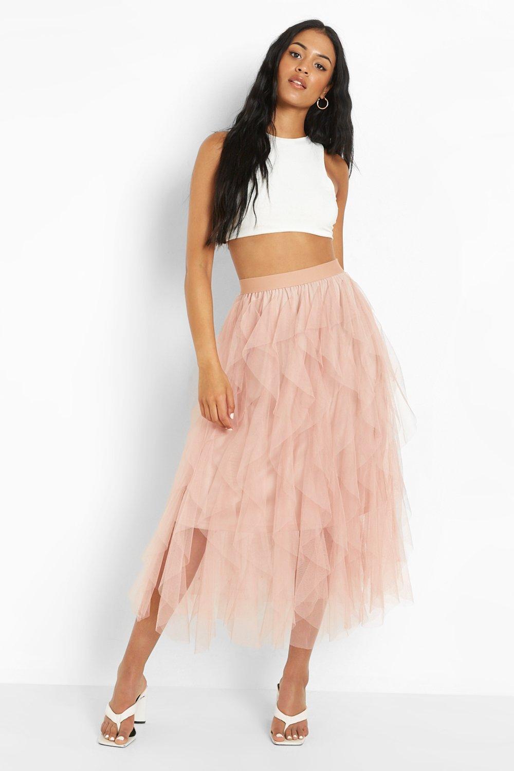 Tall tulle 2025 midi skirt