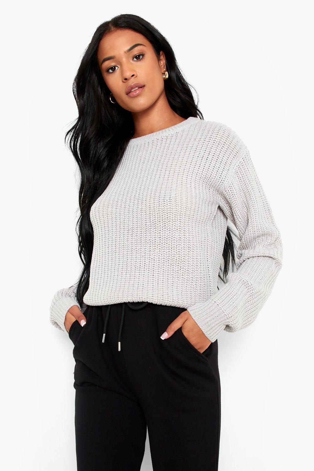 Boohoo clearance grey jumper