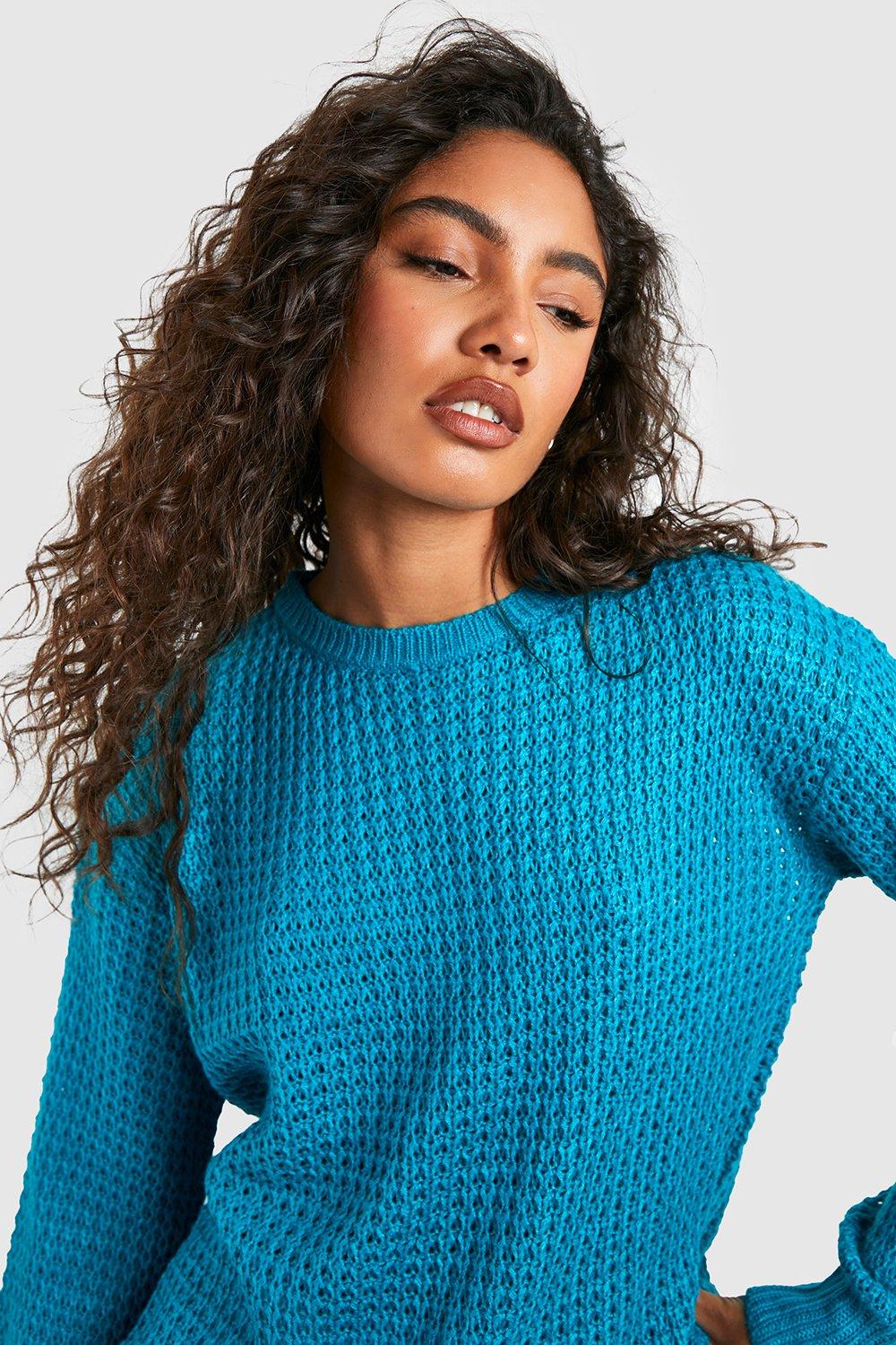 Blue 2024 knit jumper