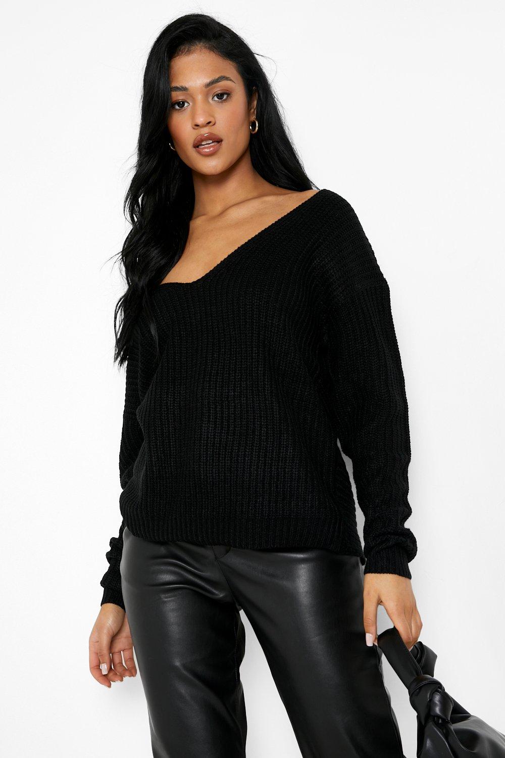 Tall Twist Back Jumper boohoo