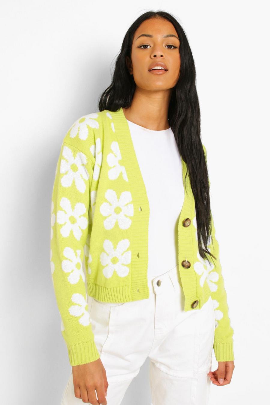 Tall pastallfarbener Ombre Pullover, Lime image number 1