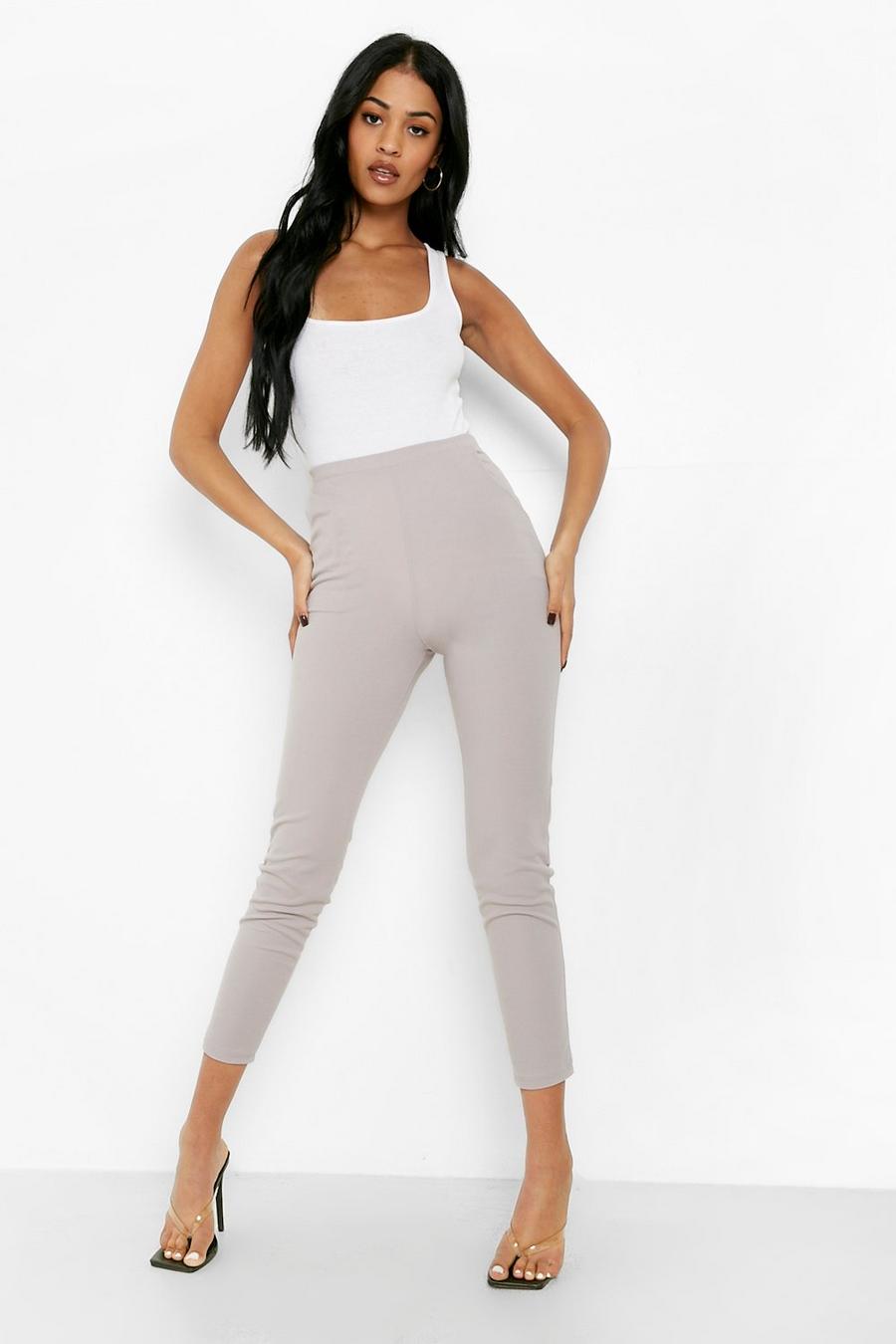 Grey grå Tall Recycled Basic Stretch Skinny Trousers