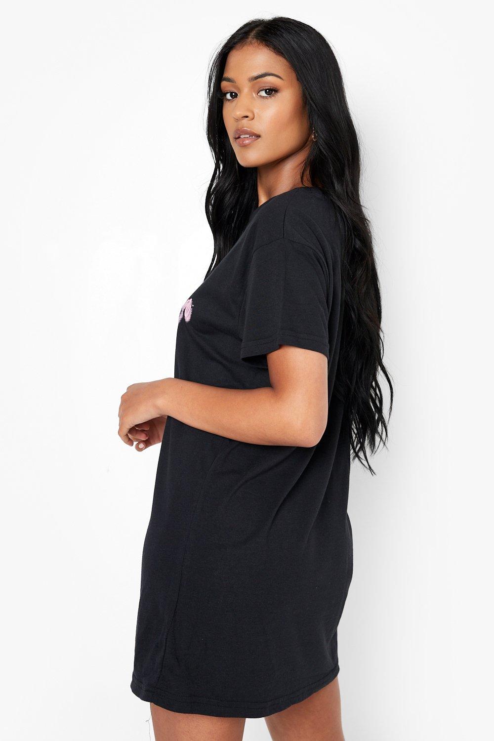 Tall T Shirt Kleid mit lizenziertem Betty Boop Print