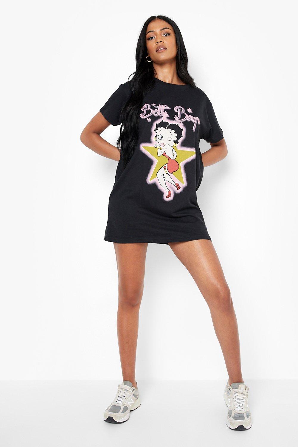 betty boop shirt dress