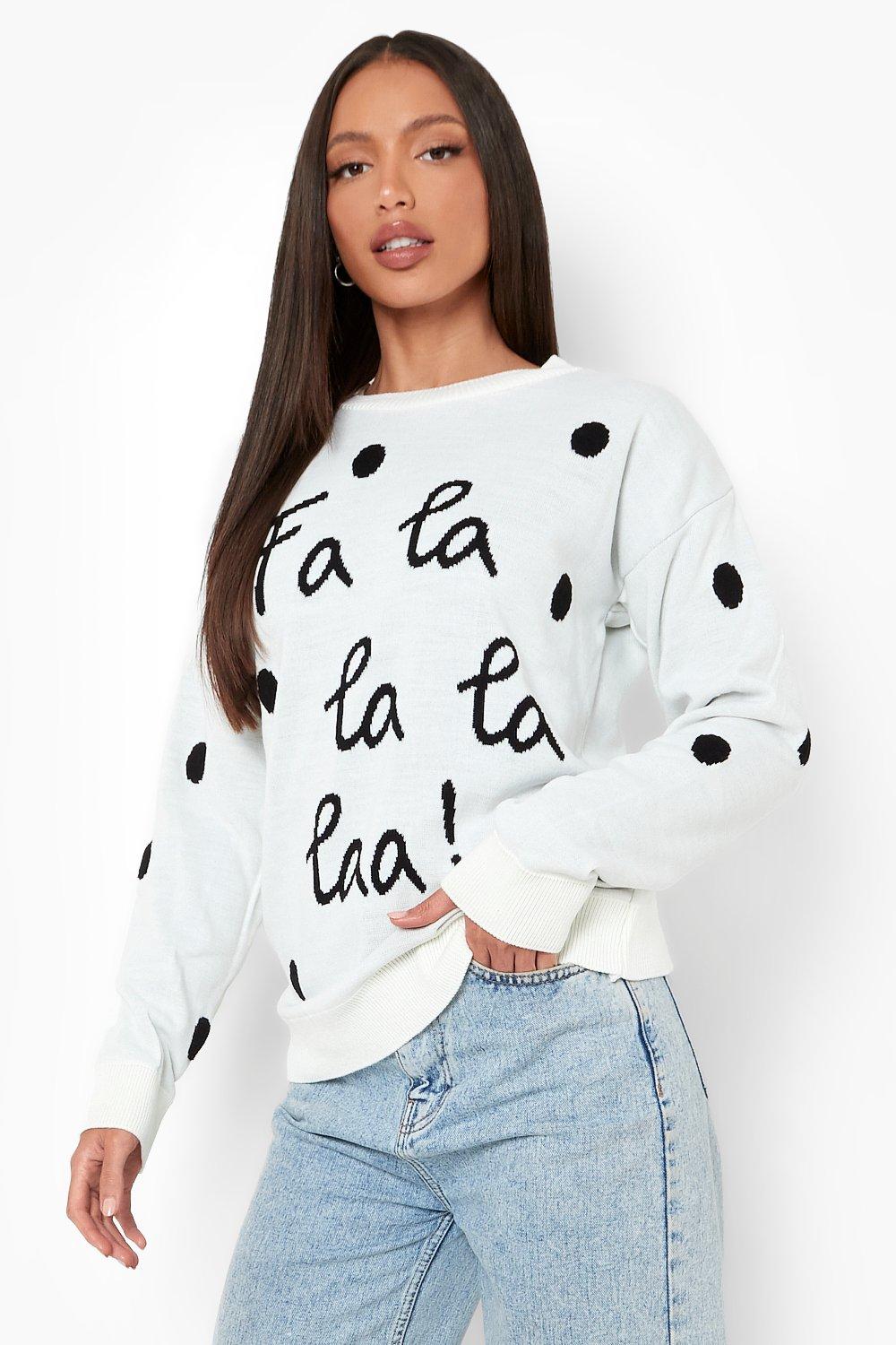 Fa la la 2025 la sweater topshop