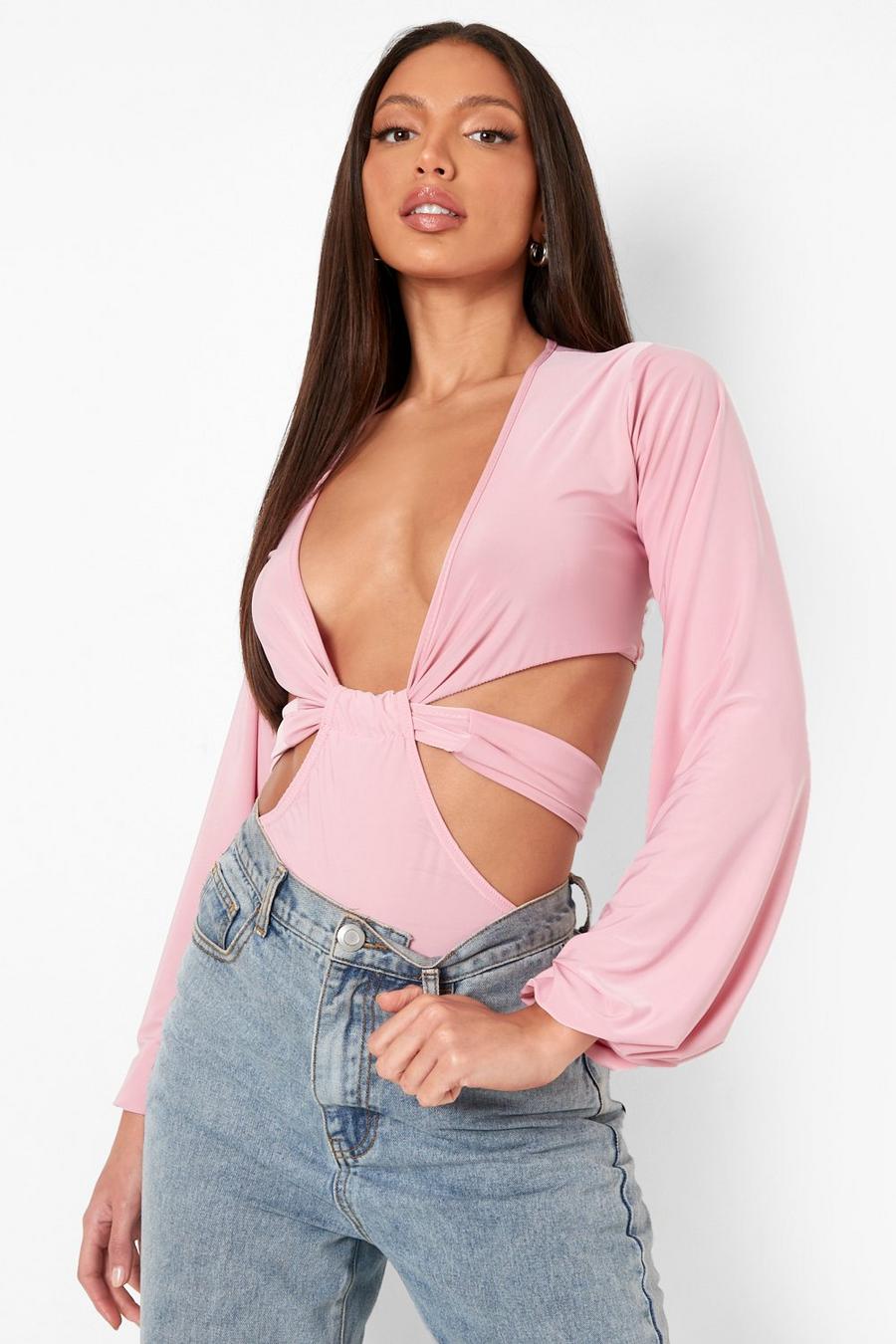 Tall Cut-Out Body, Dusky pink image number 1