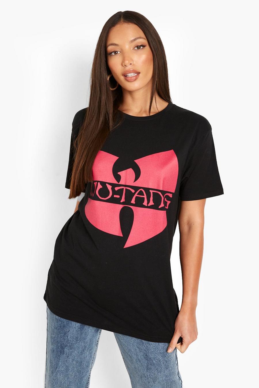Black Tall Wu-tang Licensed T-shirt image number 1
