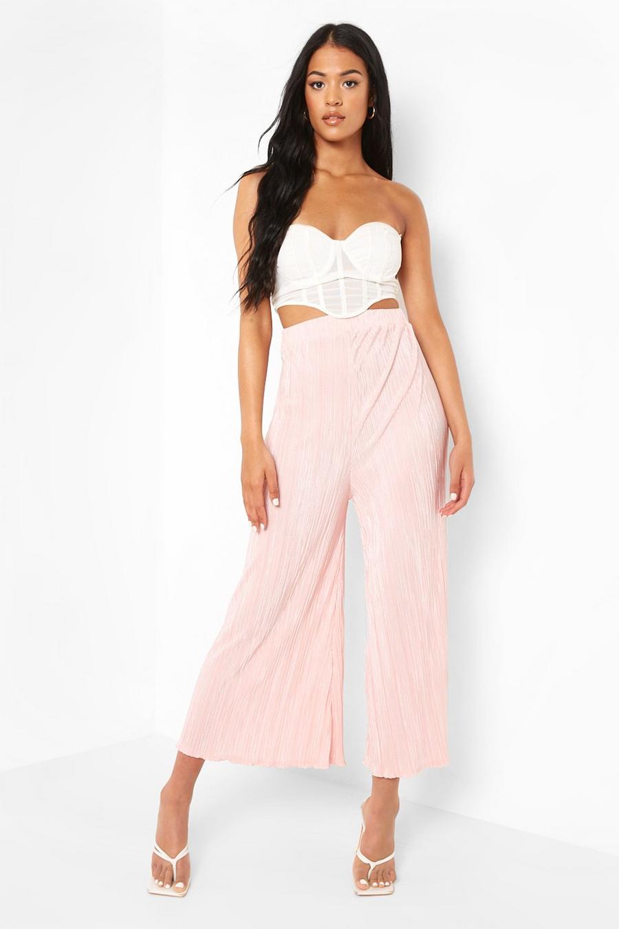 Tall Plisse-Culottes, Rose image number 1