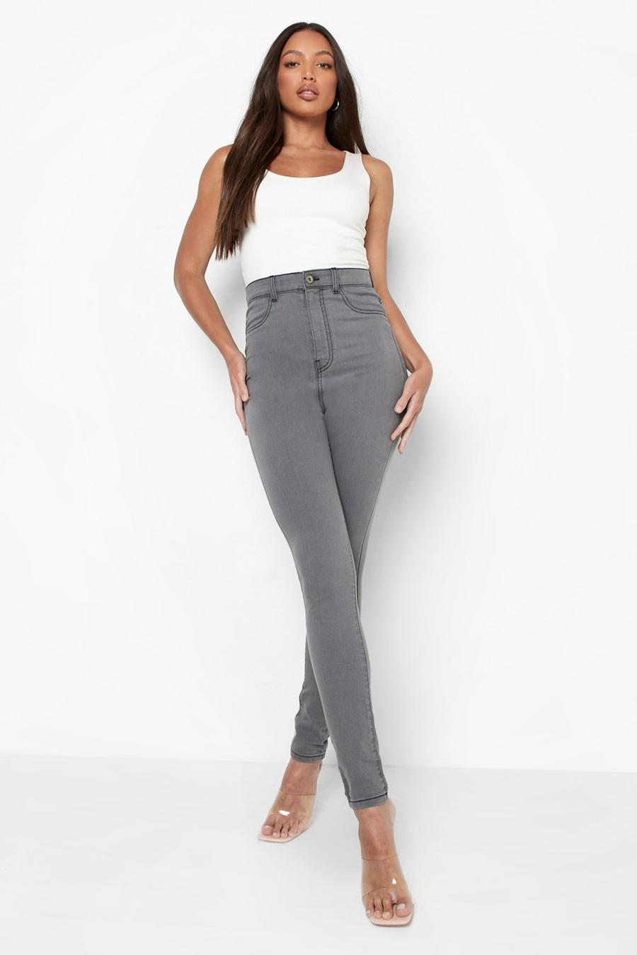 Grey gris Tall Basic Jeggings image number 1