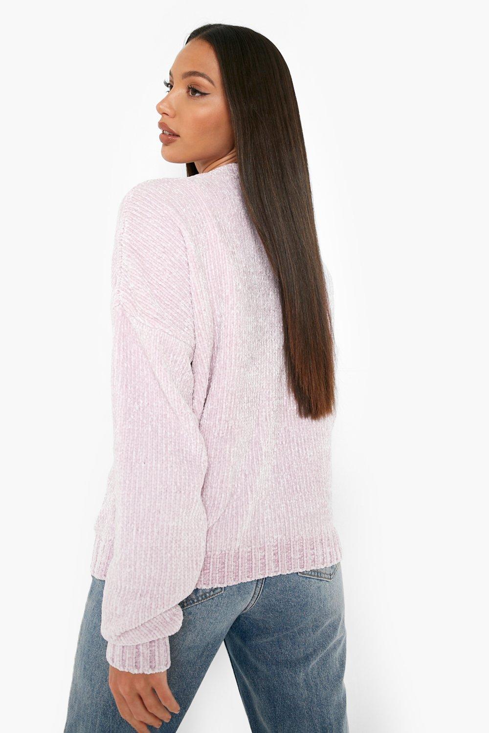 Boohoo hotsell chenille cardigan