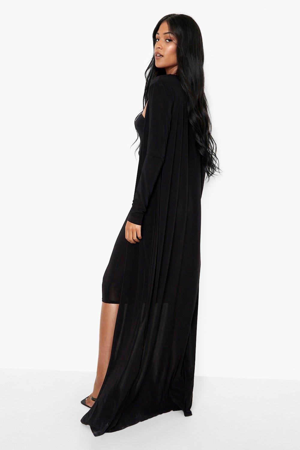 Maxi dress outlet with cardigan