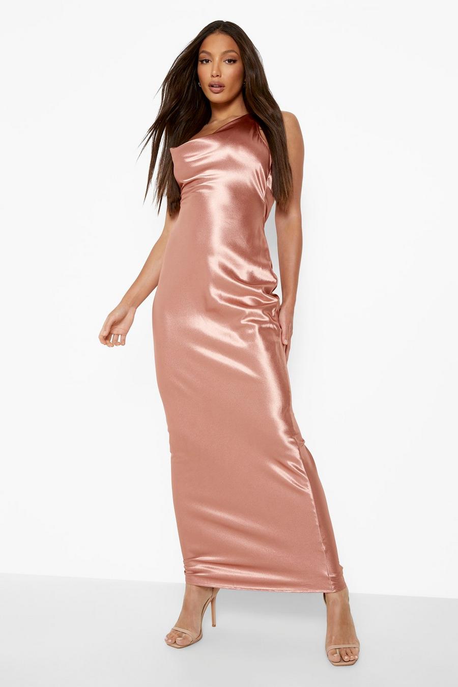 Rose Tall Occasion Strappy Satin Maxi Dress image number 1