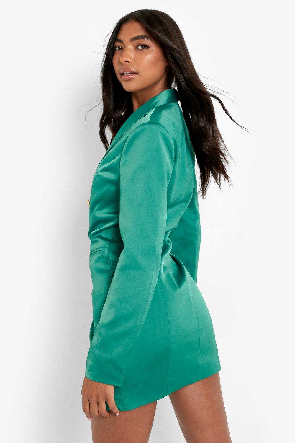 Nasty gal green blazer dress best sale