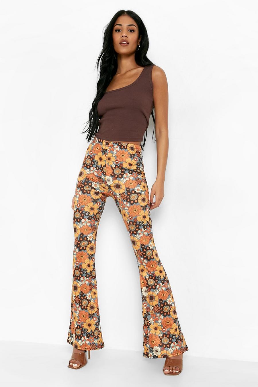 Tall 70S Floral Print Flares