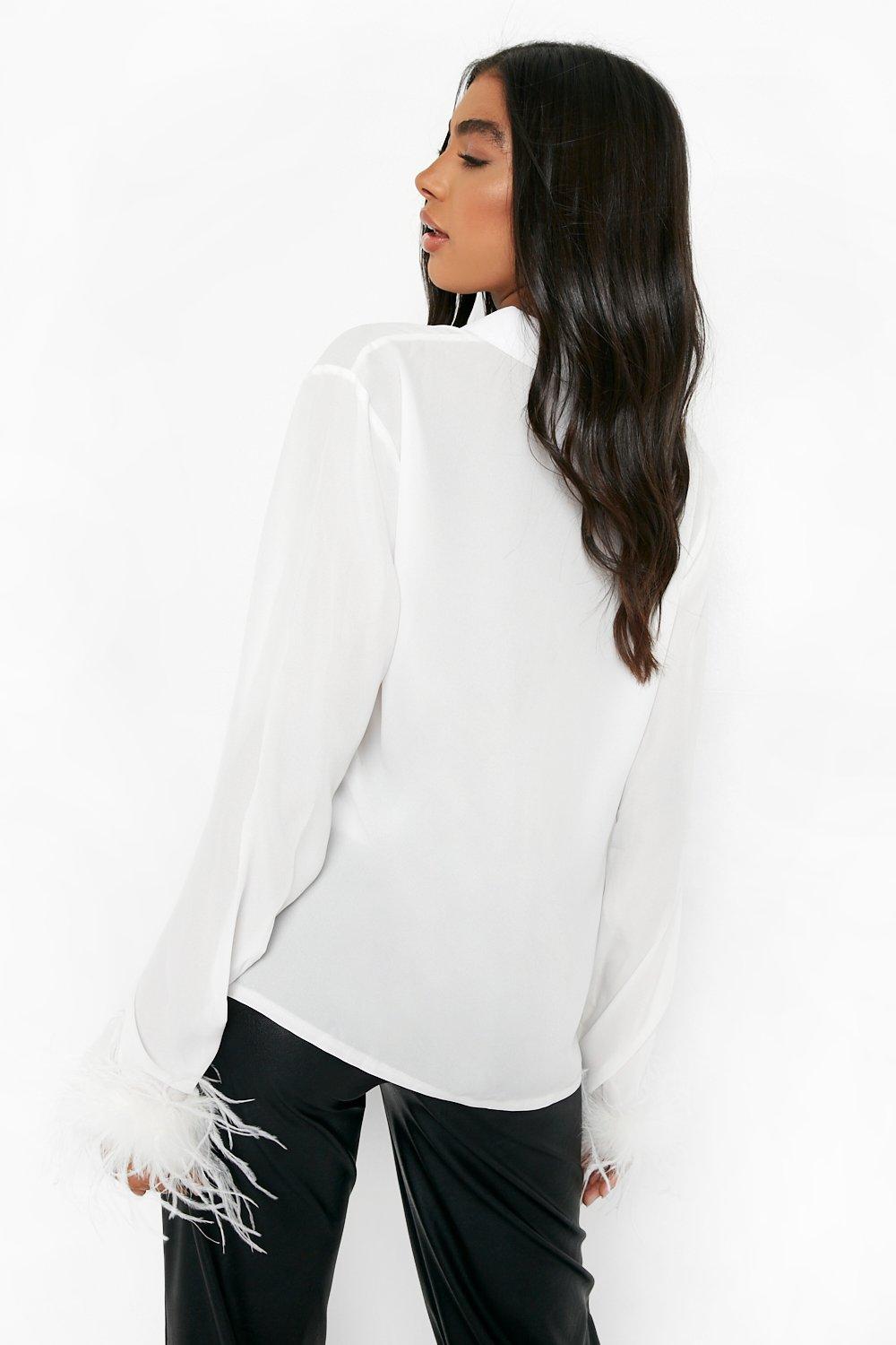 Boohoo store white shirt