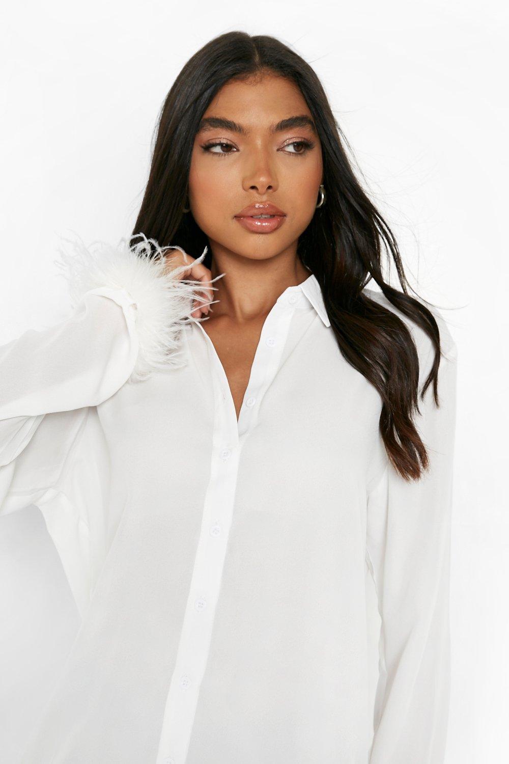 Boohoo store white shirt