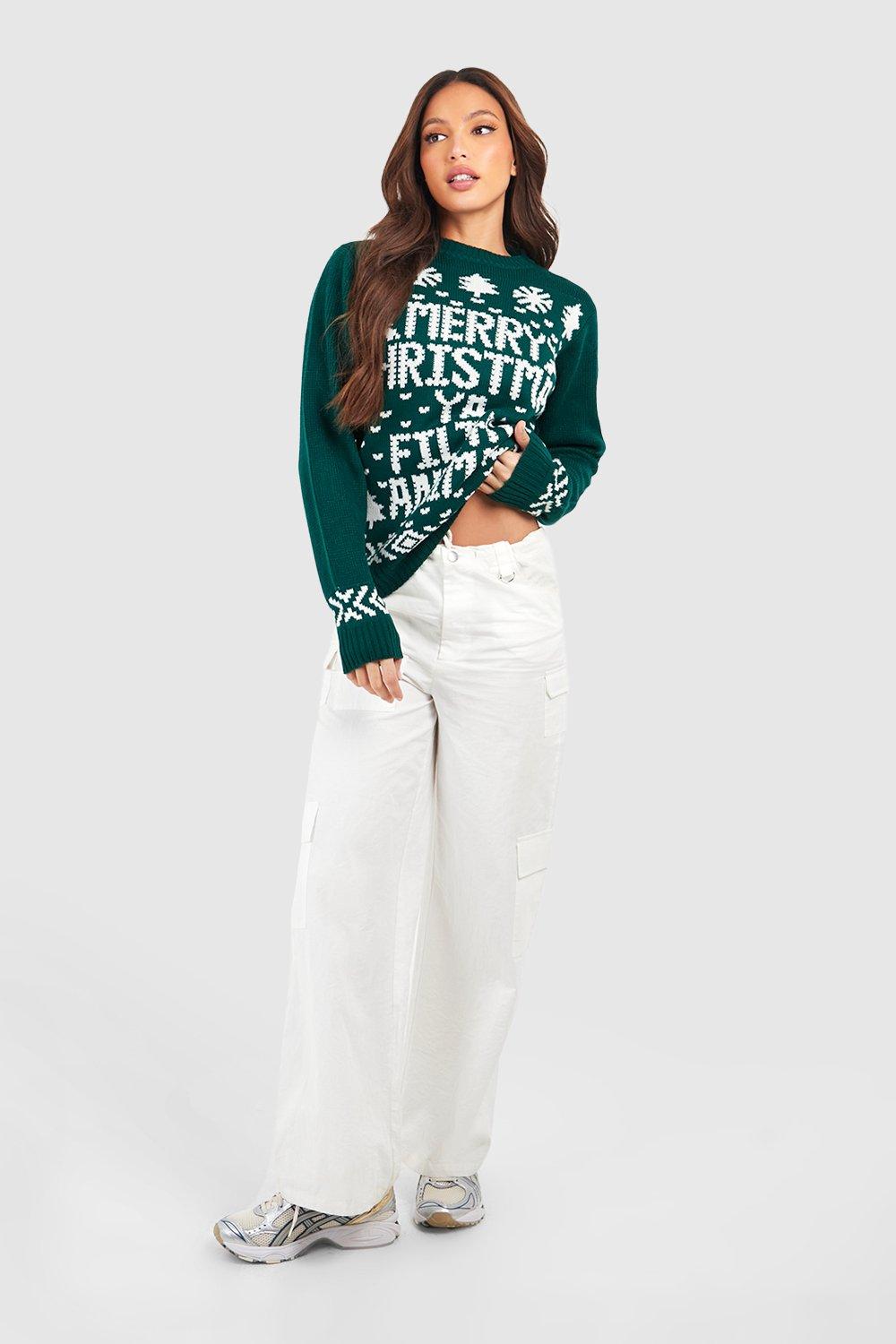 Bershka sales christmas sweater