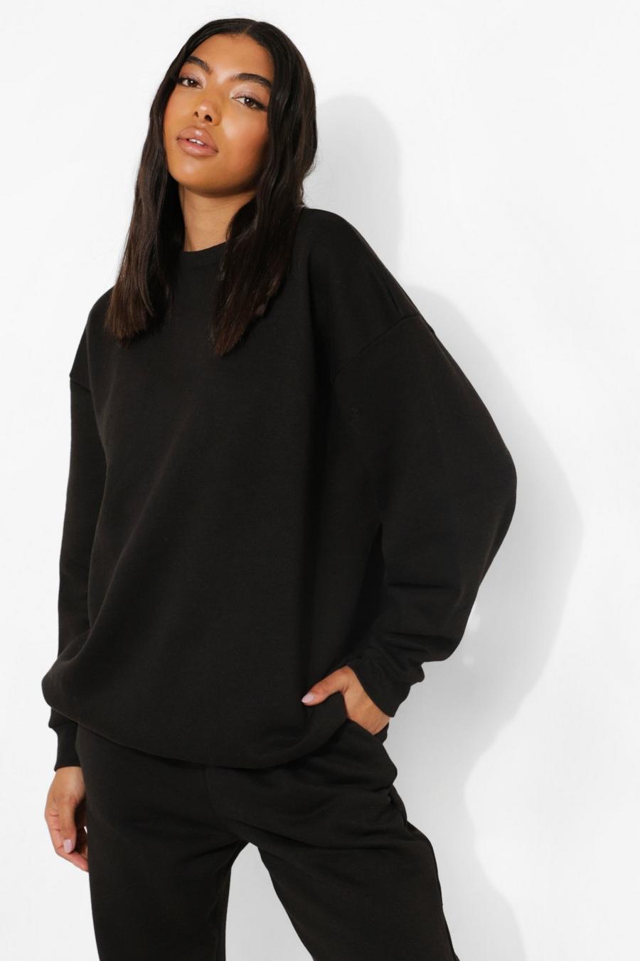 Tall - Sweat oversize, Black image number 1
