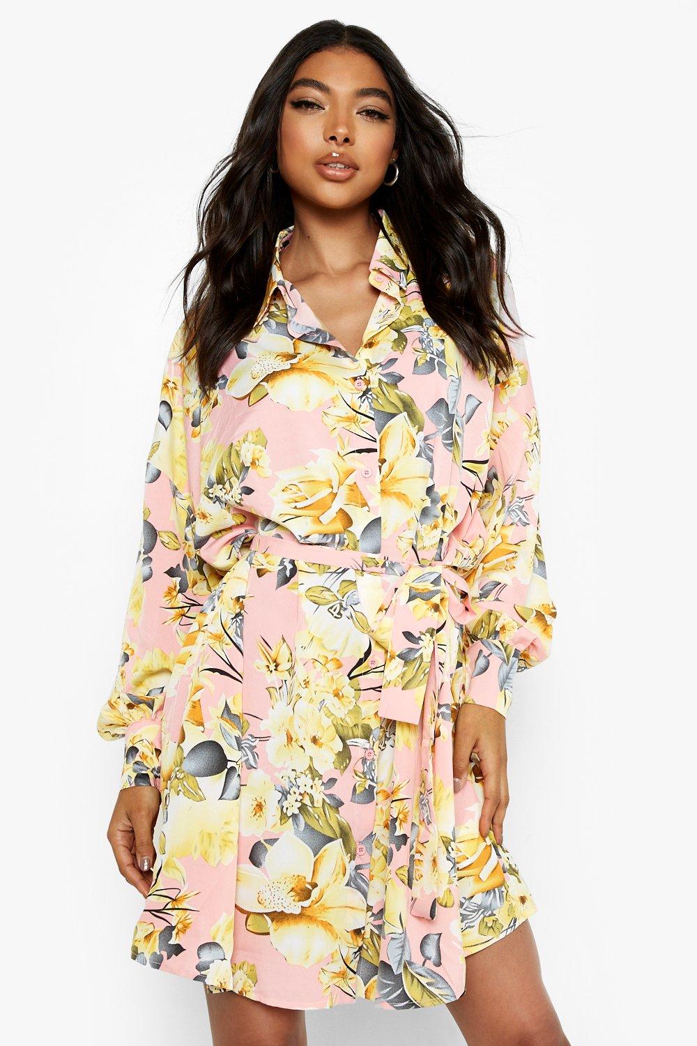 floral shirt dresses uk