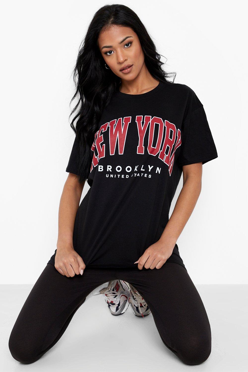 New York Yankees Essentials Oversized Dark Green T-Shirt