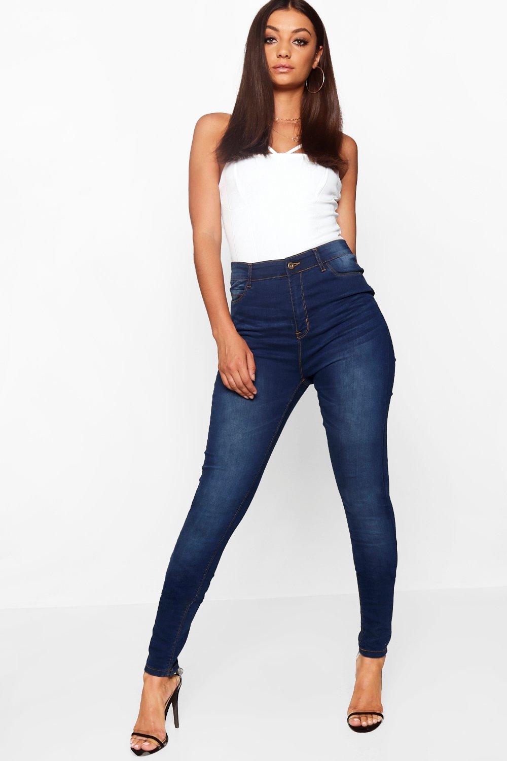 Buy TENSY Women Slim fit &Strechable Jeans (28, Dark.Blue) at