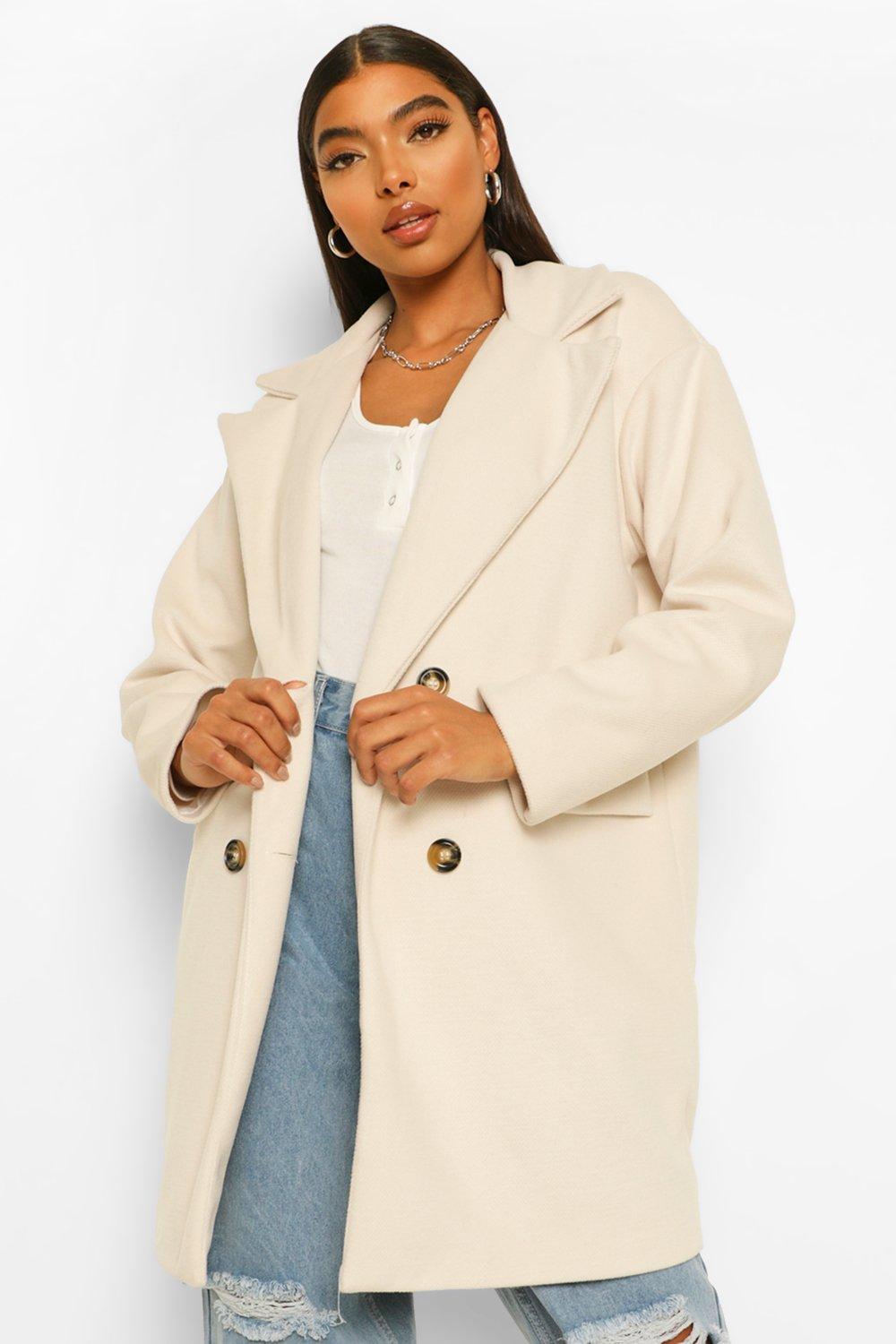 boohoo tall coats