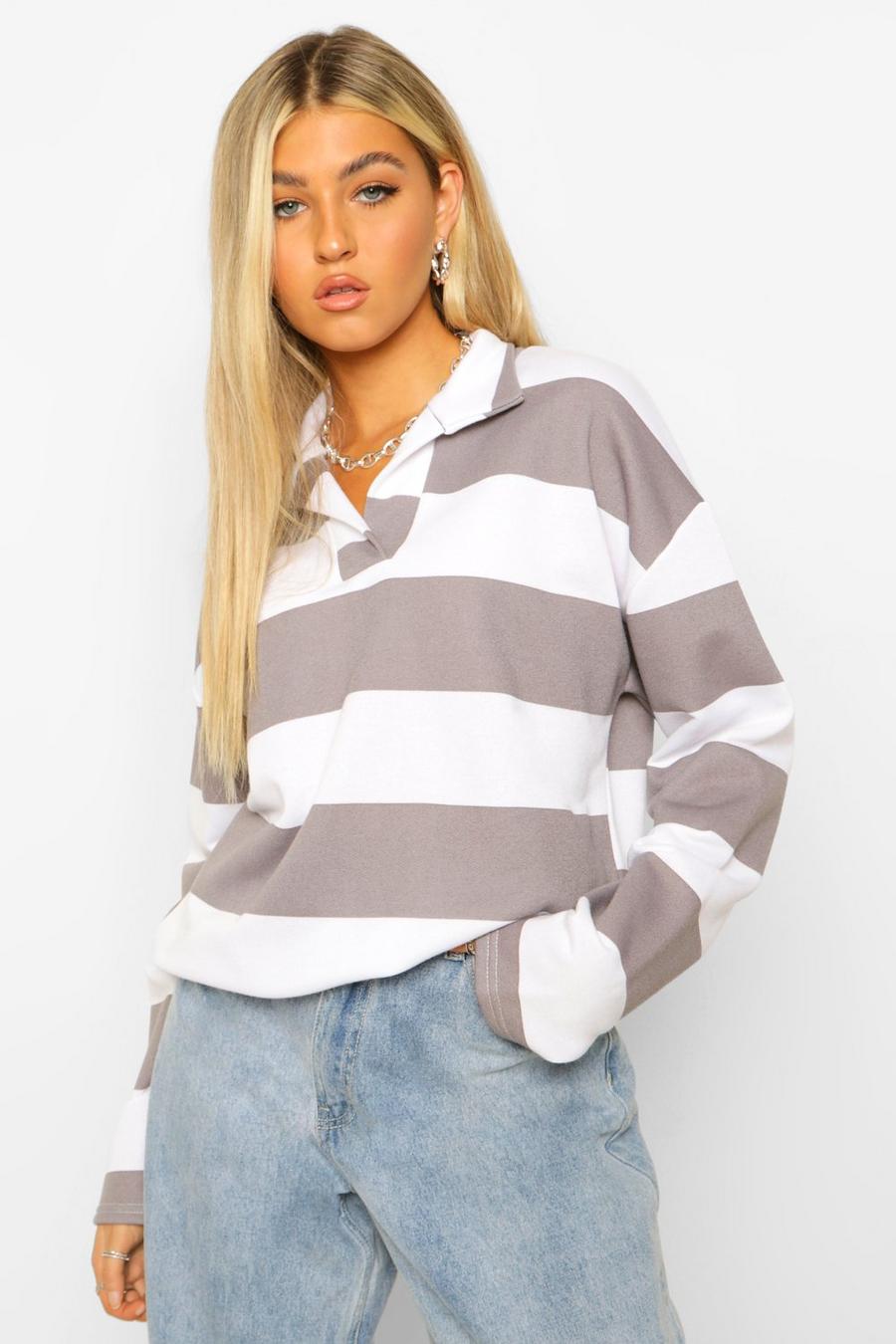 Tall Striped Rugby Top image number 1