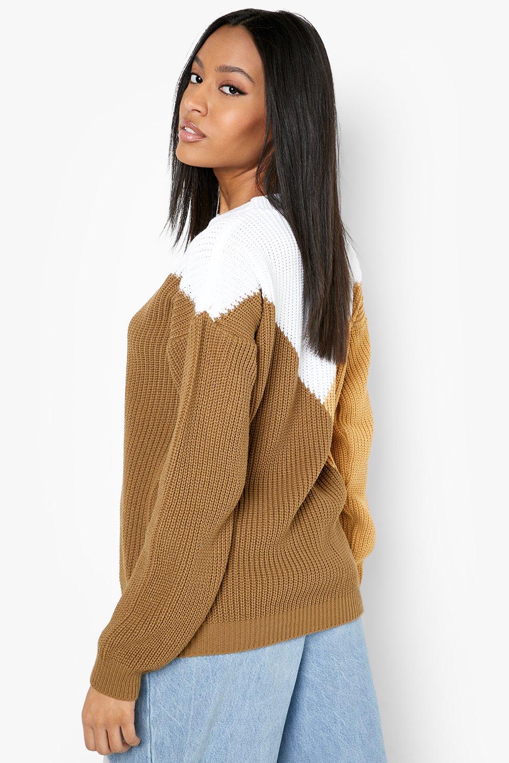 Other stories color block on sale sweater