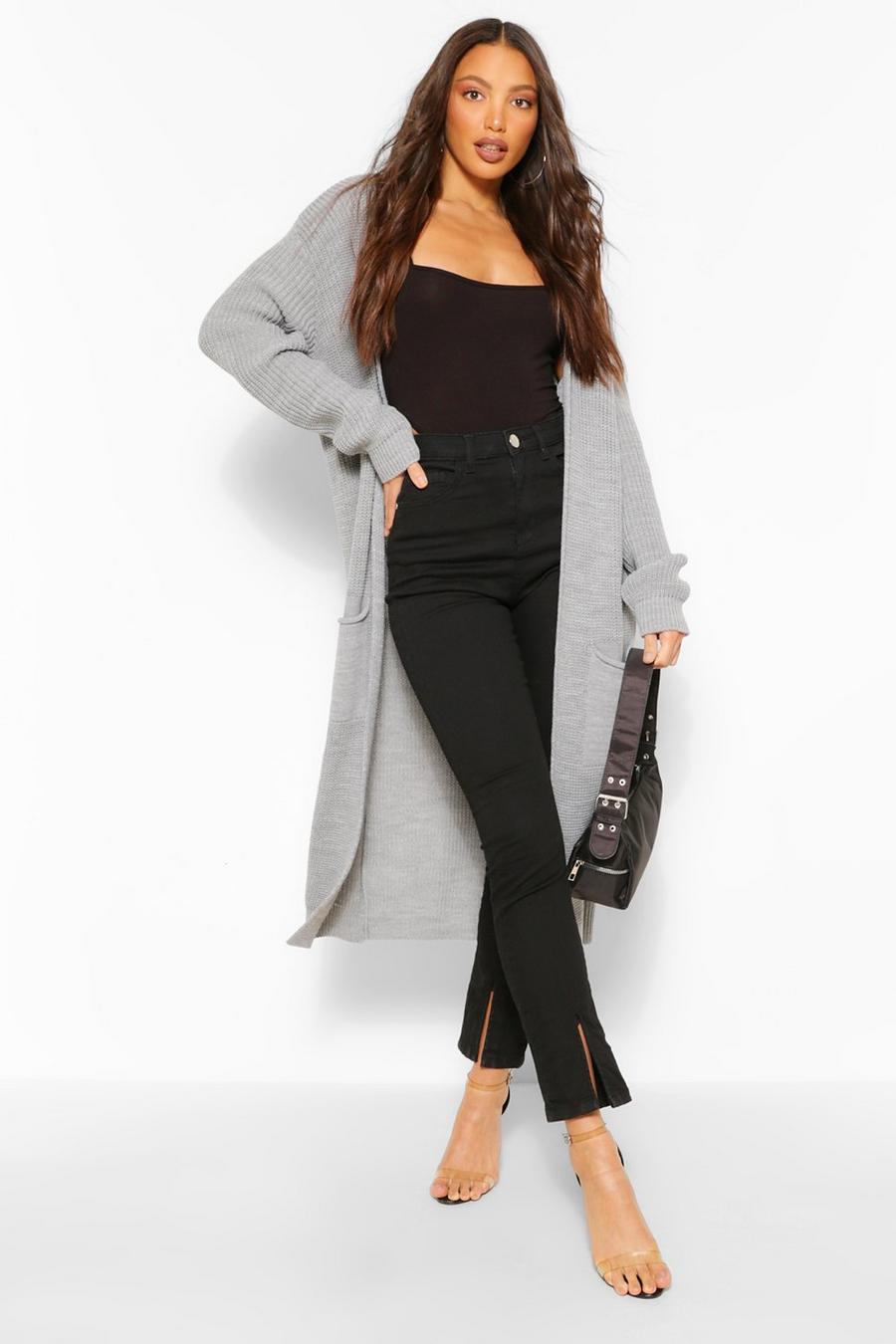Tall Knitted Longline Cardigan image number 1