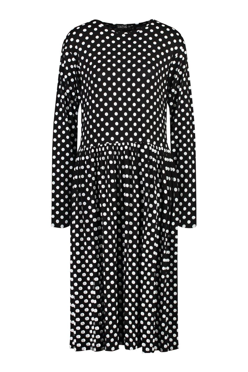 Robe longue à online pois h&m