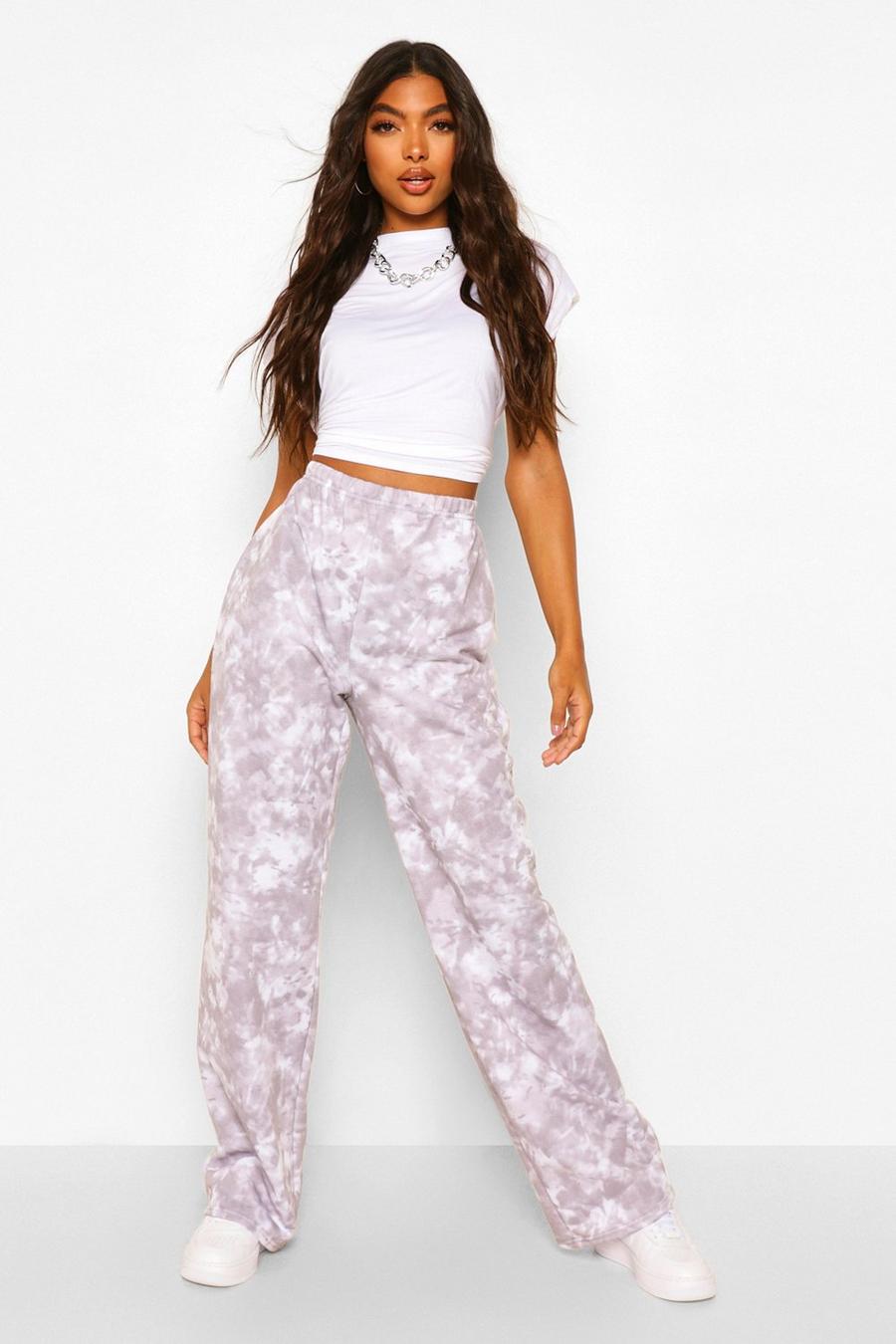 Tall Tie Dye Wide Leg Joggers image number 1