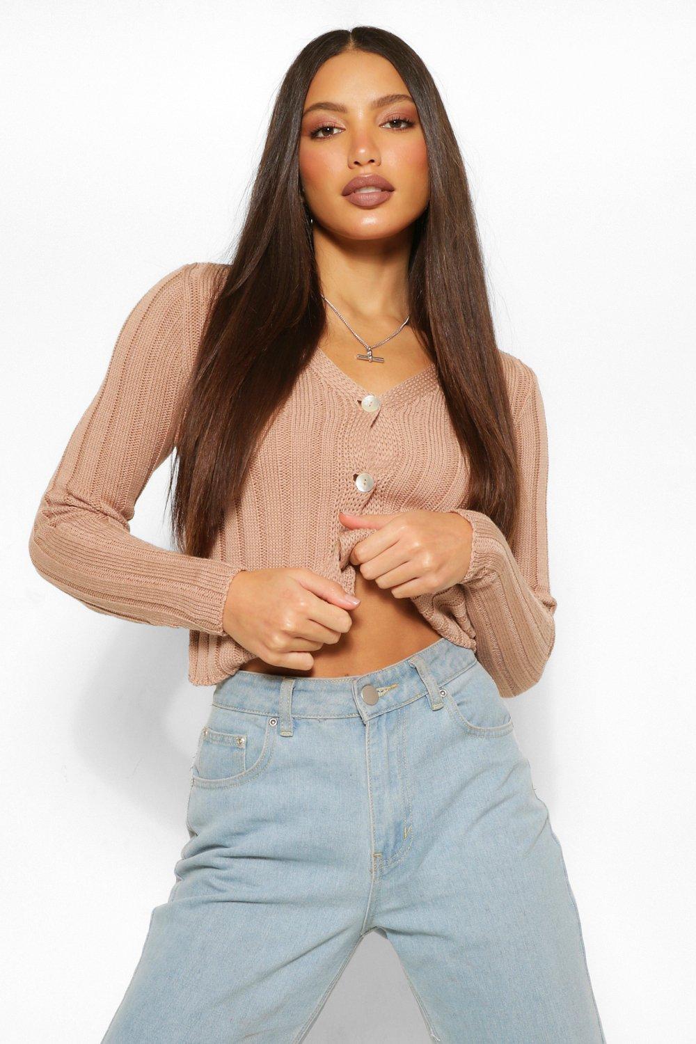 Boohoo hot sale chenille cardigan