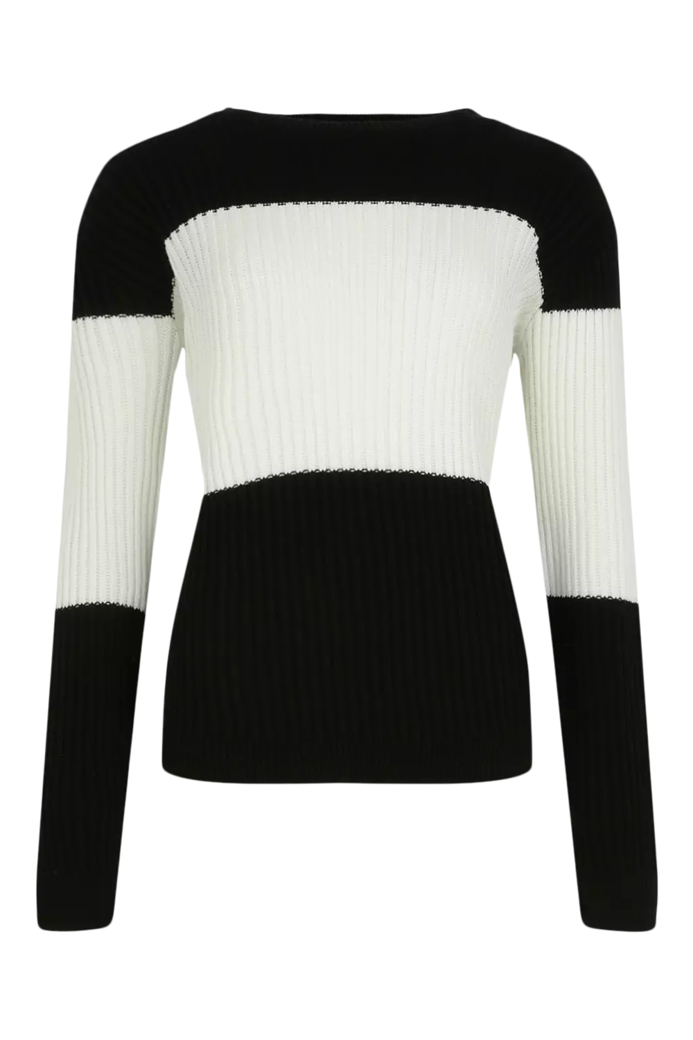 Black Tall Colour Block Knitted Sweater alternative image