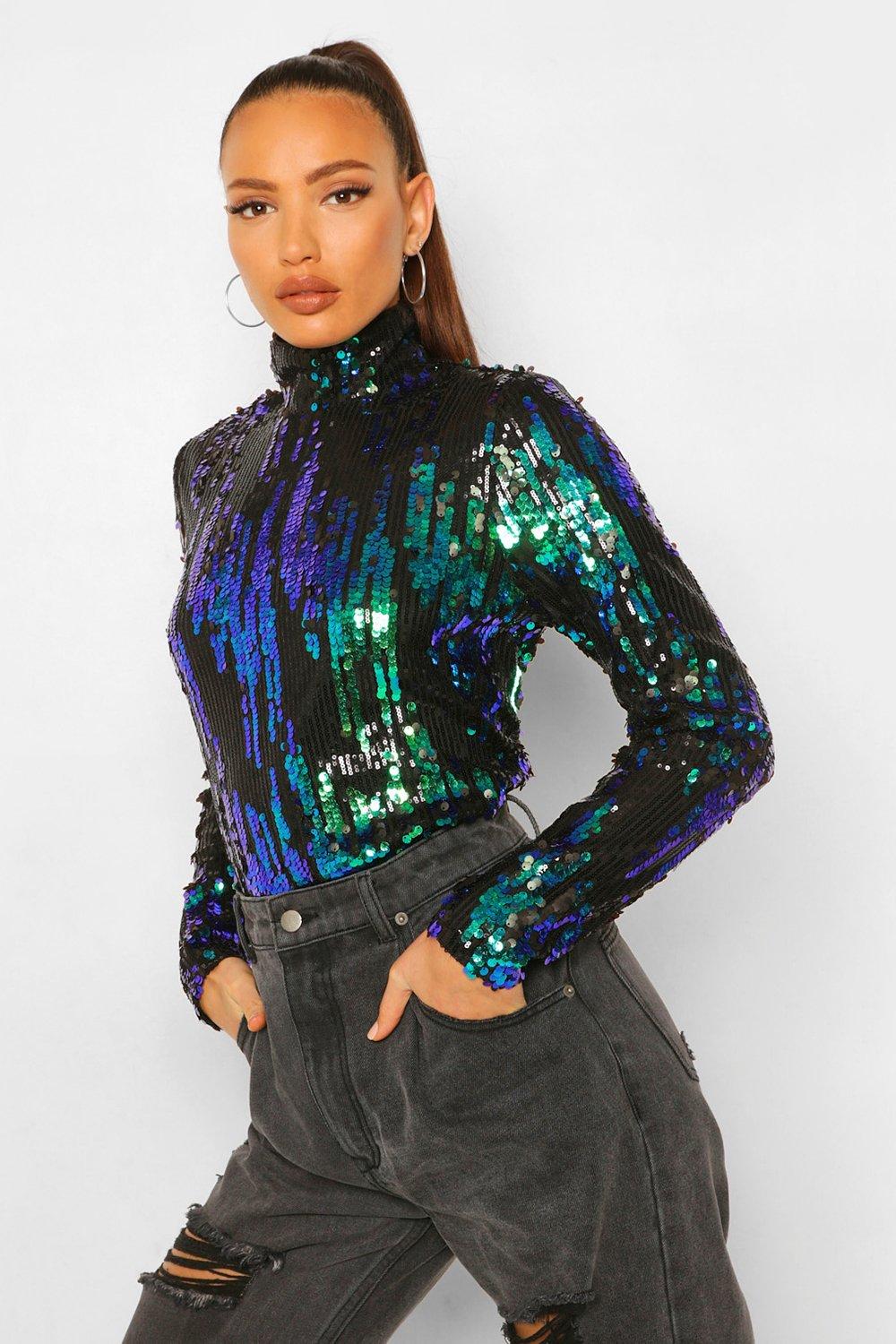 sequin tops evening wear canada