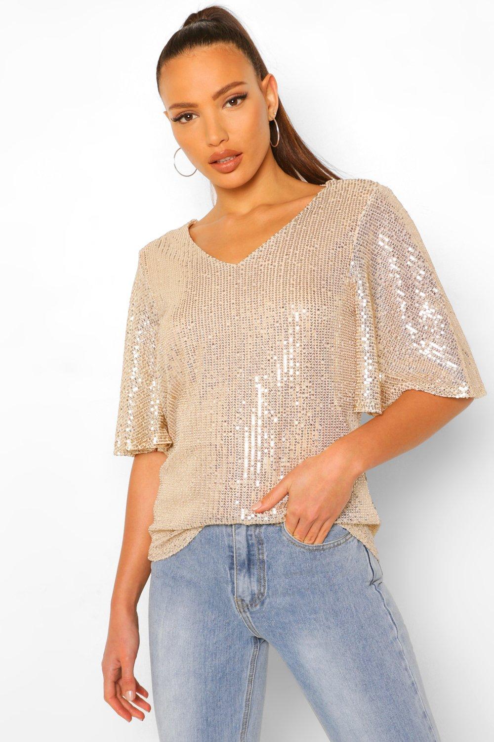 sequin tops uk