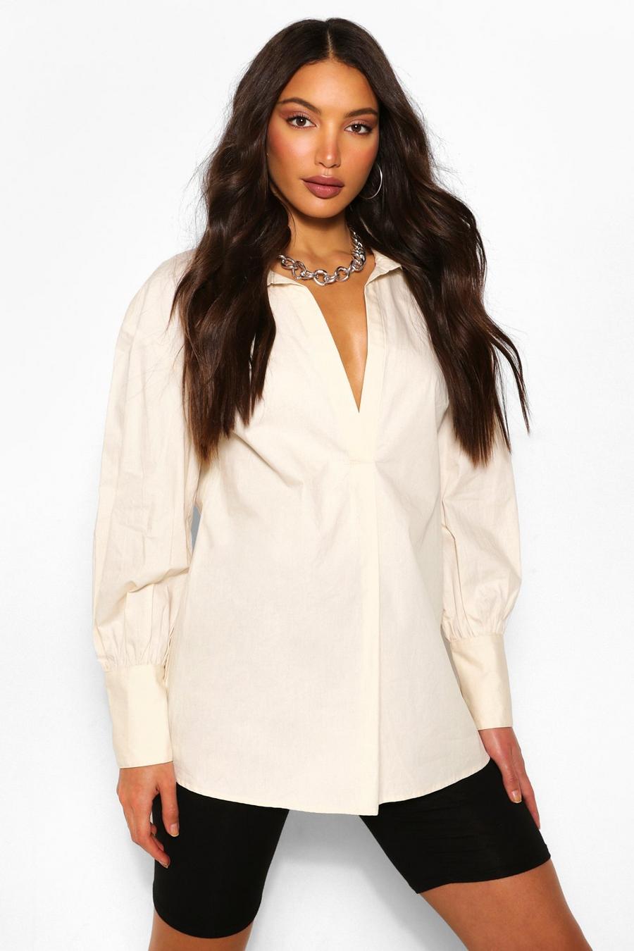 Stone Tall Longline Shirt image number 1