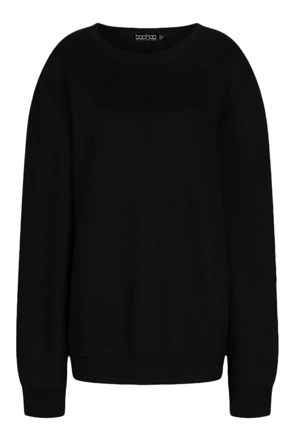 boohoo black sweater