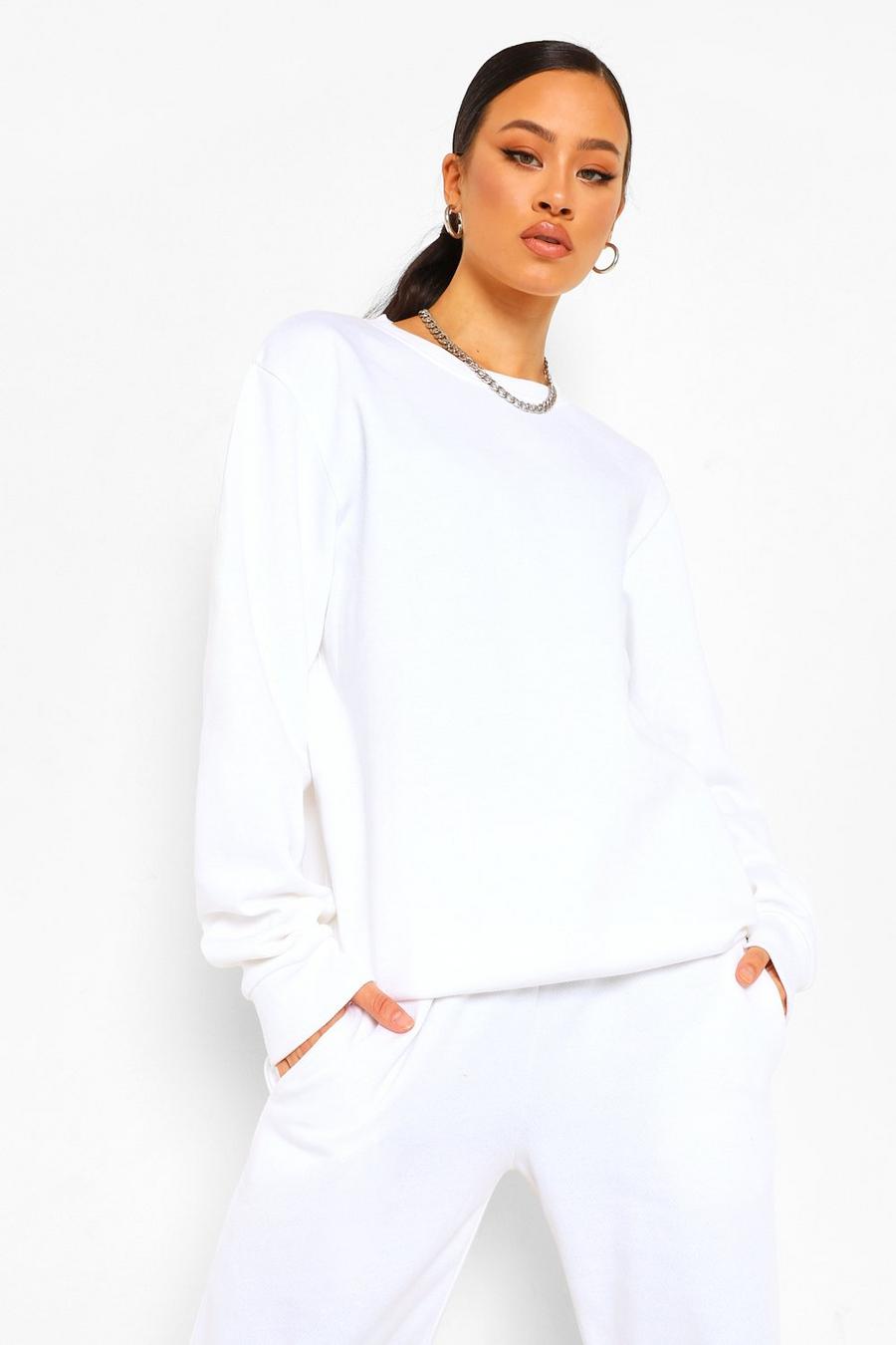 Tall - Sweat oversize, Blanc image number 1