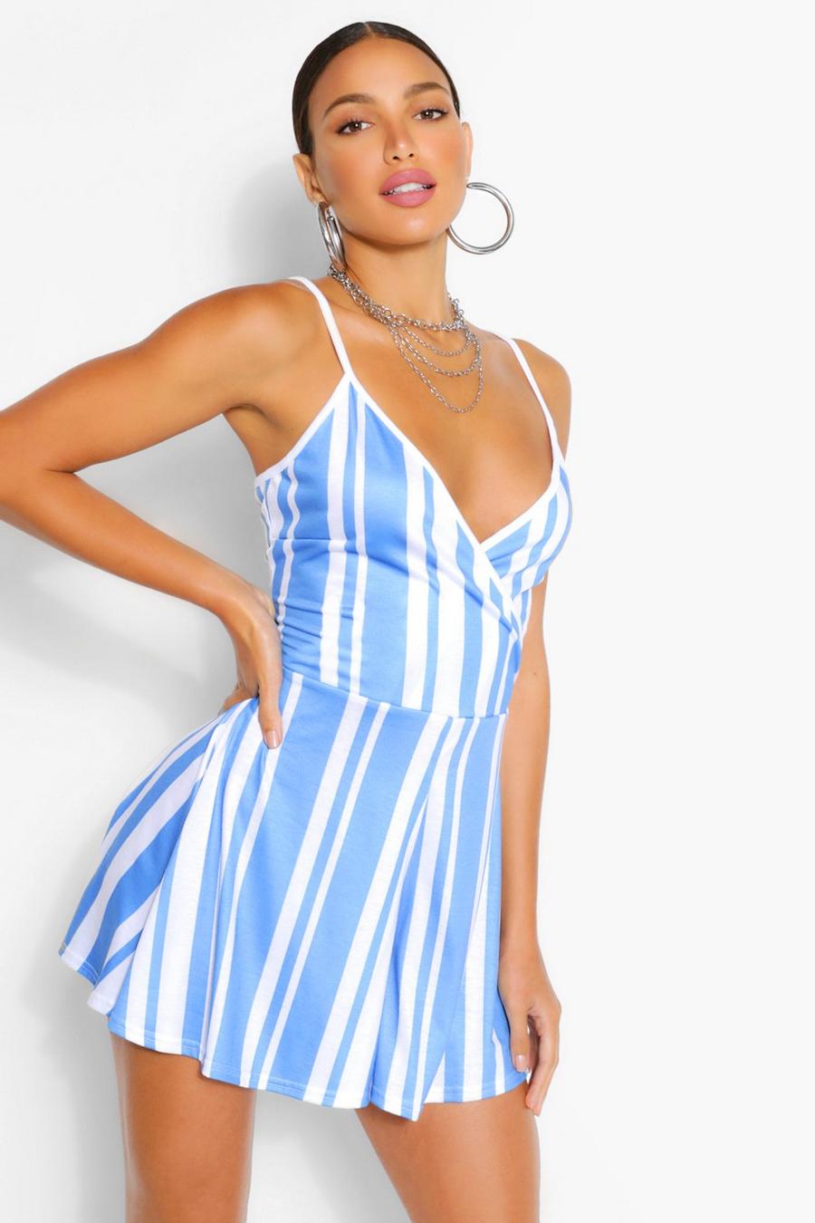 Tall Stripe Flippy Playsuit image number 1